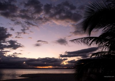 Sonnenuntergang auf Palawan auf den Philippinen