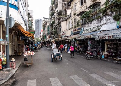 Gasse in Ho-Chi-Minh-City im Vietnam