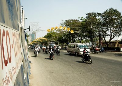 Straße in Ho-Chi-Minh-Stadt