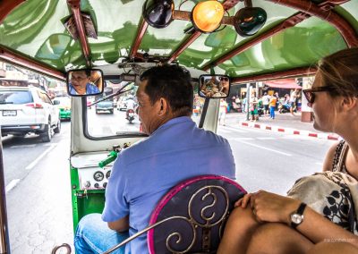 Ein Tuk Tuk in Bangkok in Thailand